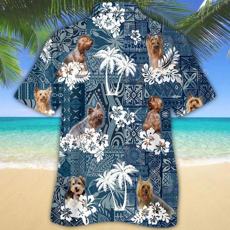 Wire Fox Terrier Hawaiian Shirt, Full Printed Dog Aloha Hawaii Beach Shirt