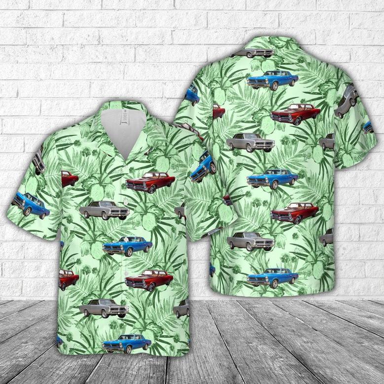 1965 Pontiac Gto Hawaiian Shirt, Classic Car Hawaiian Shirt, Vintage Car Shirt Summer Gifts