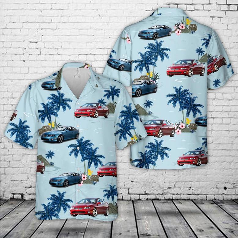 2004 Pontiac Gto Hawaiian Shirt For Men, Classic Car Hawaiian Shirt, Vintage Car Shirt Summer Gifts