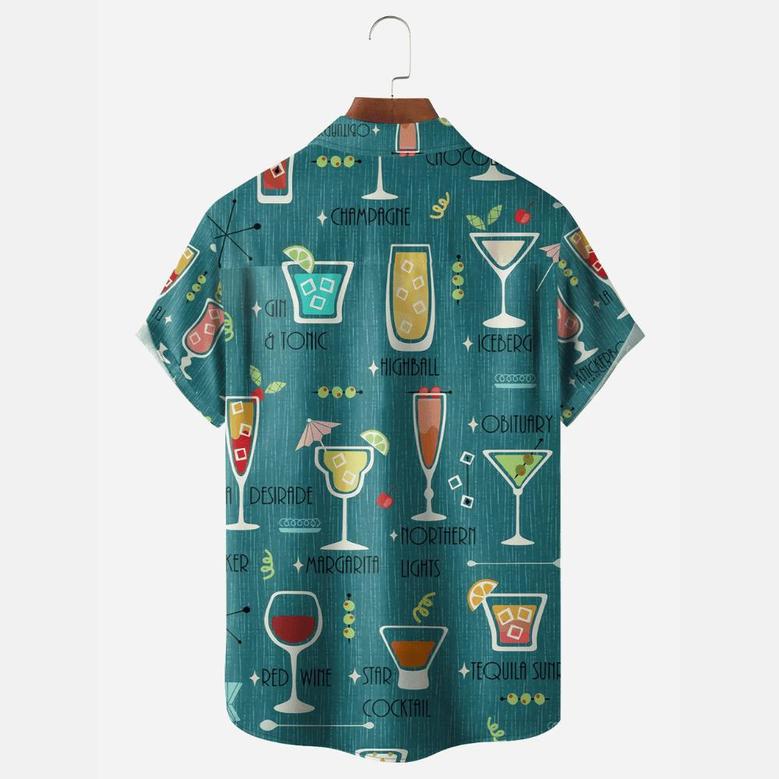 All Kinds Of Cocktail Let's Drink Hawaiian Shirt For Men And Women Summer Gifts