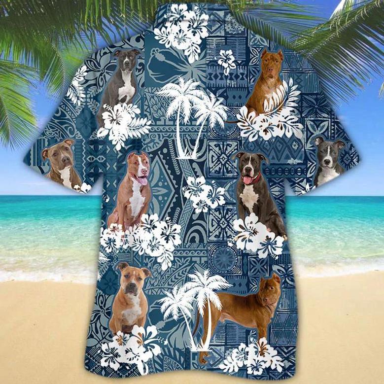 American Pit Bull Terrier Hawaiian Shirt Summer Gifts