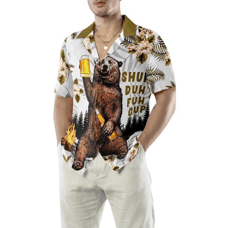 Bear Drinks Beer Hawaiian Shirt For Men And Women Summer Gifts