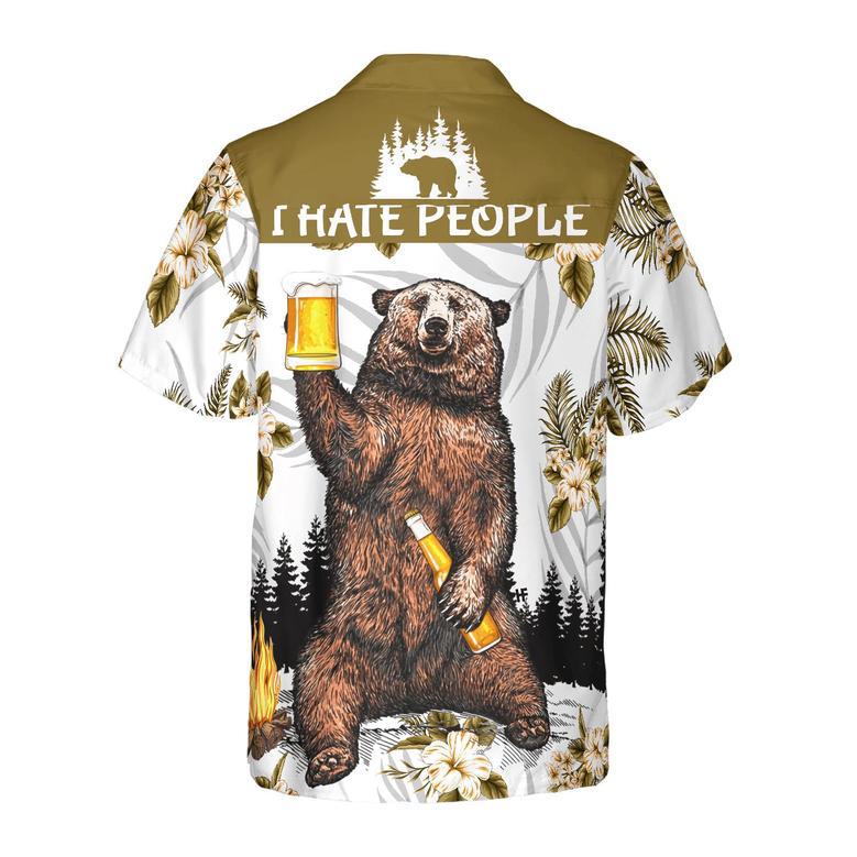 Bear Drinks Beer Hawaiian Shirt For Men And Women Summer Gifts