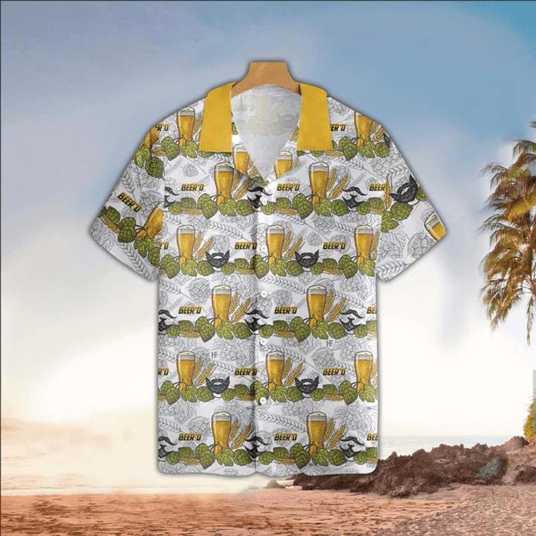 Beer Floral Aloha , Mens For Beer Lover, For Men Unisex Hawaiian Shirt Aloha Shirt