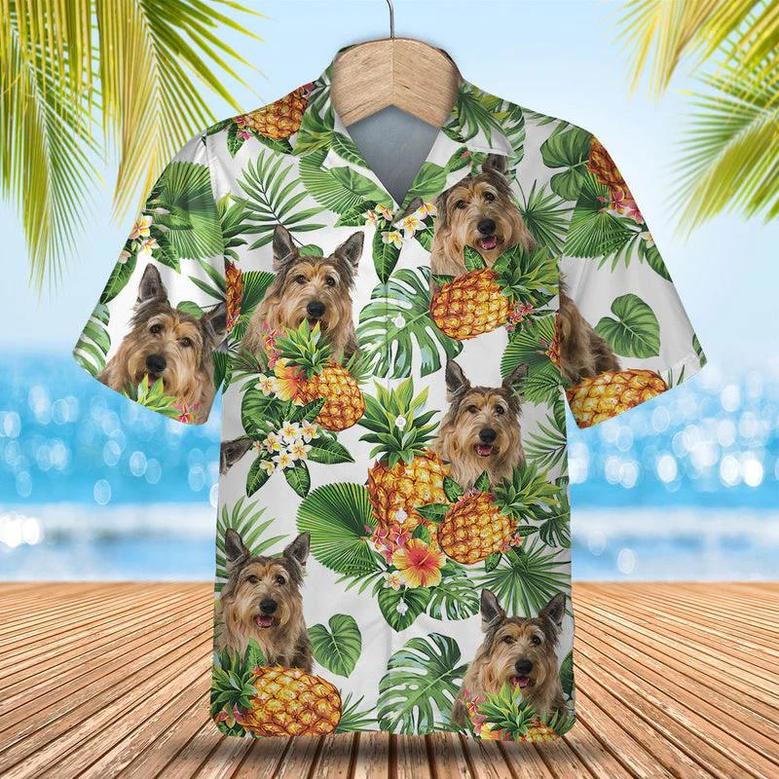 Berger Picard Tropical Pattern , Dog , Summer Gift For Men And Women Unisex Hawaiian Shirt Aloha Shirt