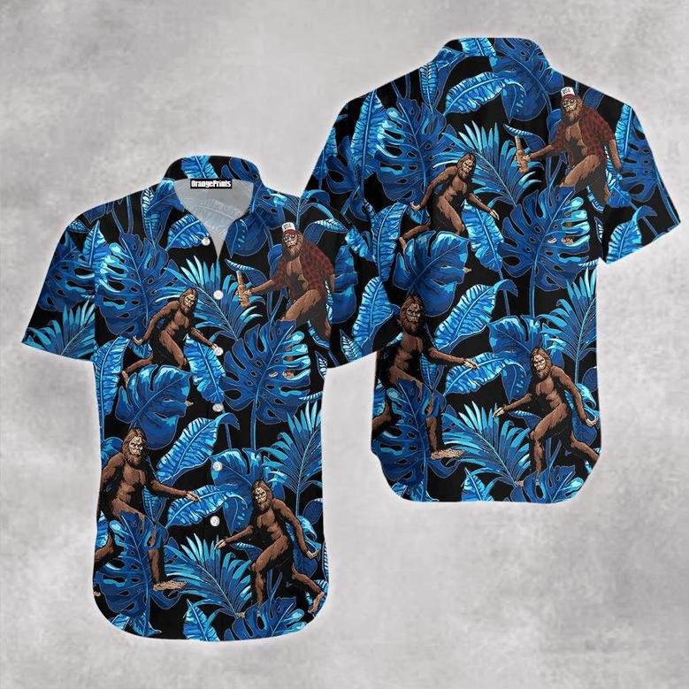 Bigfoot Aloha Hawaiian Shirts For Men & For Women Summer Gifts