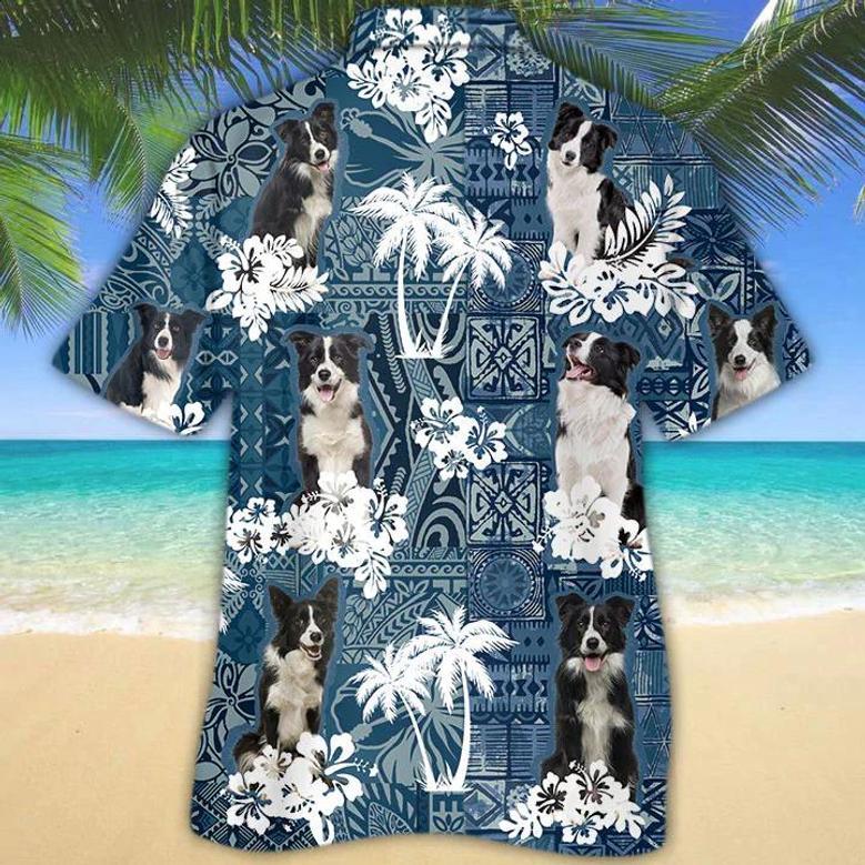 Border Collie Hawaiian Shirt Summer Gifts