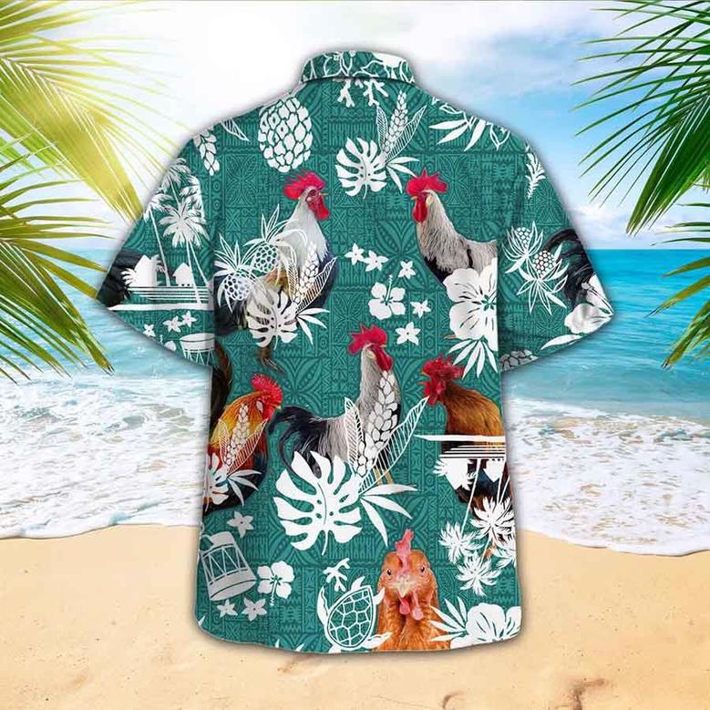 Chicken , Farm Lover Hawaii Shirt, Hawaiian Casual Button Down Shirt Unisex Hawaiian Shirt Aloha Shirt