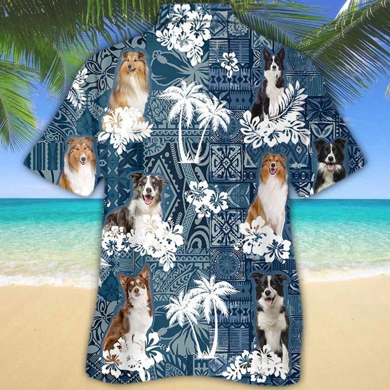 Collie Hawaiian Shirt Summer Gifts