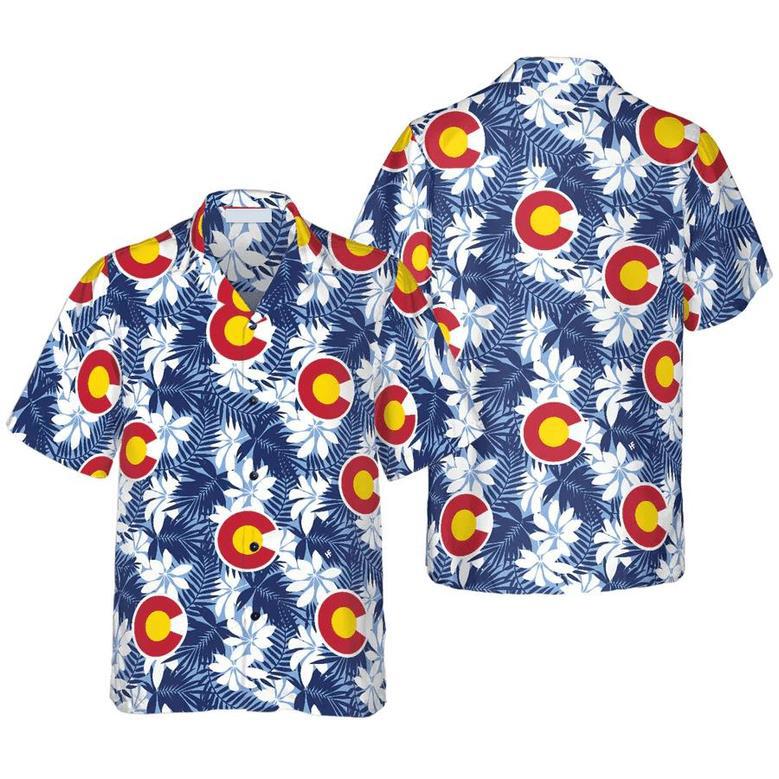 Colorado Flag Seamless Pattern Usa For Men And Women Unisex Hawaiian Shirt Aloha Shirt