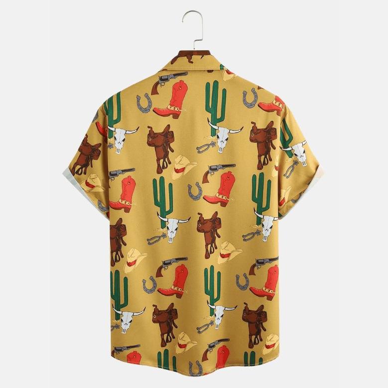 Cowboy And Western Desert Elements Hawaiian Shirt For Men And Women Summer Gifts