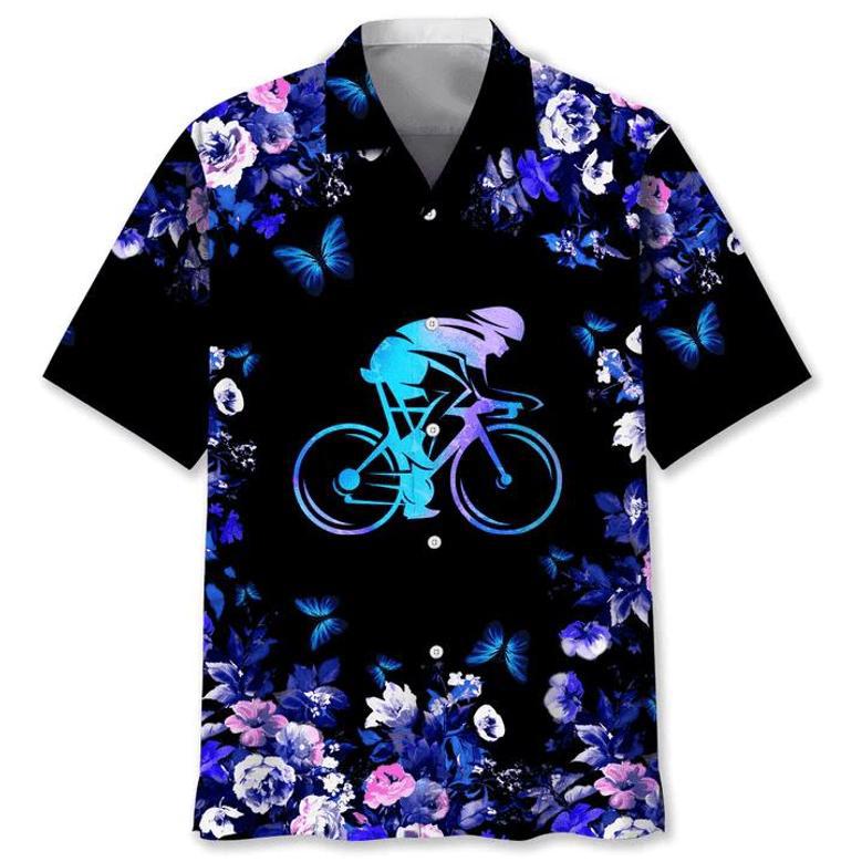 Cycling Hawaiian Nature Color , For Men, Summer Gift, Gift For Cycling Lover Unisex Hawaiian Shirt Aloha Shirt