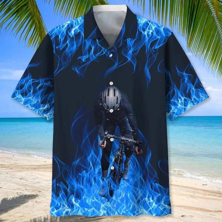 Cycling , For Men, Summer Gift, Gift For Cycling Lover Unisex Hawaiian Shirt Aloha Shirt