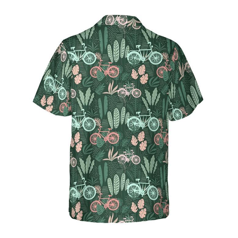 Cycling Tropical Hawaiian Shirt Summer Gifts