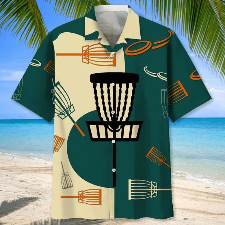 Disc Golf Nature , For Men, Summer Gift, Gift For Disc Golf Player Unisex Hawaiian Shirt Aloha Shirt