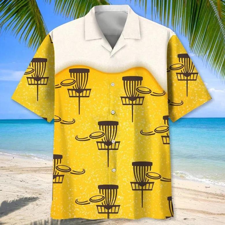 Disc Golf , For Men, Summer Gift, Gift For Disc Golf Player Unisex Hawaiian Shirt Aloha Shirt