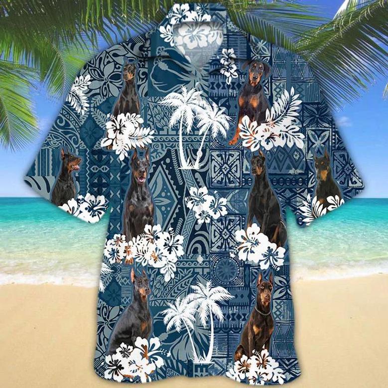 Doberman Pinscher Hawaiian Shirt Summer Gifts