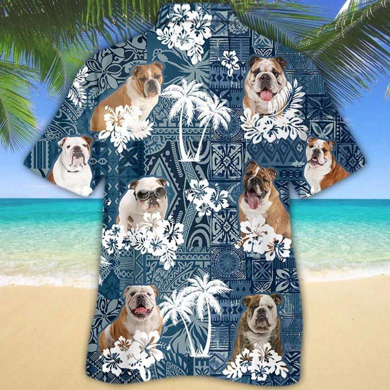 English Bulldog Hawaiian Shirt Summer Gifts