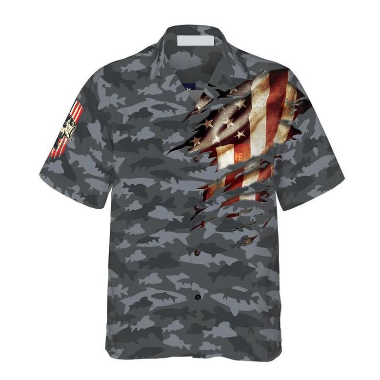 Fishing American Flag Hawaiian Shirt For Men And Women Summer Gifts