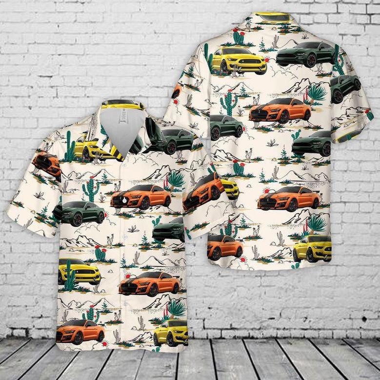 Ford Mustang (Sixth Generation) Hawaiian Shirt For Men Summer Gifts