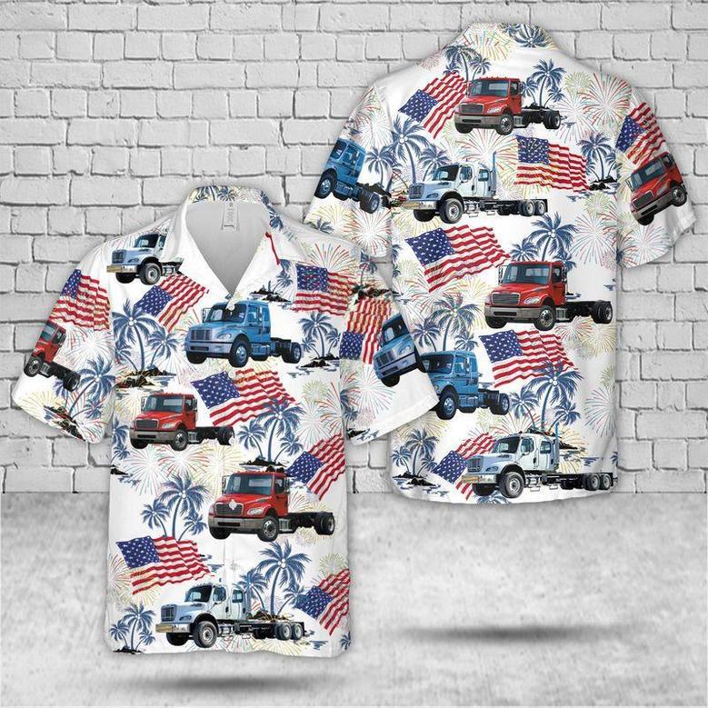 Freightliner Business Class Of July For Men Unisex Hawaiian Shirt Aloha Shirt