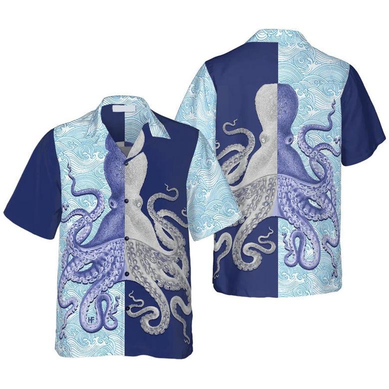 Funny Octopus Aloha Gift Shirt Unisex Hawaiian Shirt Aloha Shirt