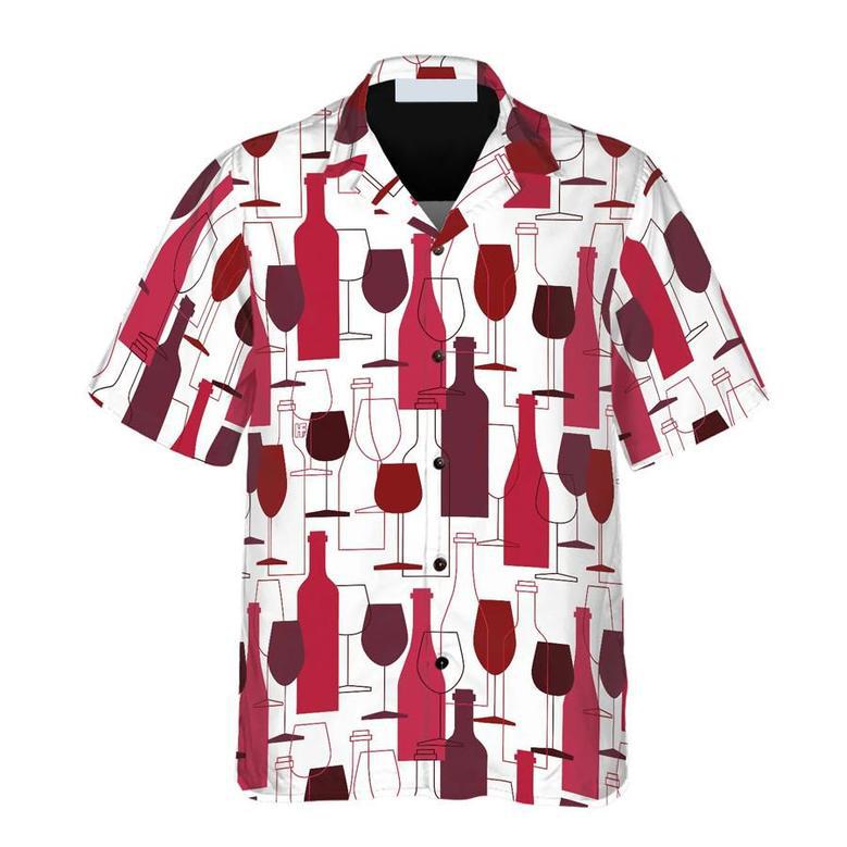 Golf And Wine Hawaiian Shirt For Men, Golf Shirts, Gift For Golf Lover Summer Gifts