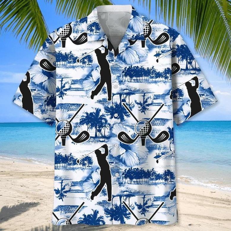 Golf Hawaiian Tropical , For Men, Summer Gift Unisex Hawaiian Shirt Aloha Shirt