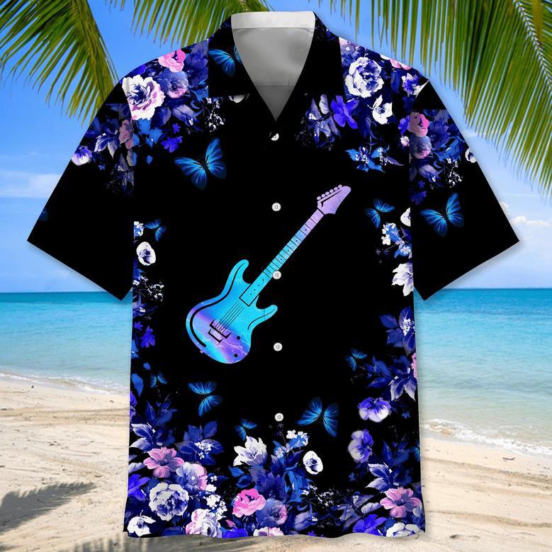 Guitar Nature Tropical For Men And Women, Guitar Player Shirt, Gift For Guitarist, Guitarist T-Shirt, Guitar Player Gift Unisex Hawaiian Shirt Aloha Shirt