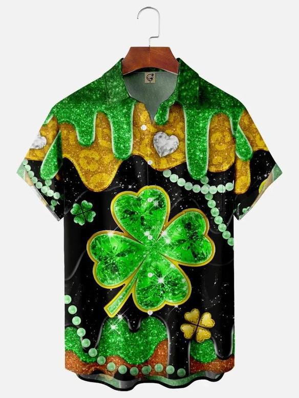 Irish Leprechaun Patrick's Day Shirt For Men And Women Unisex Hawaiian Shirt Aloha Shirt