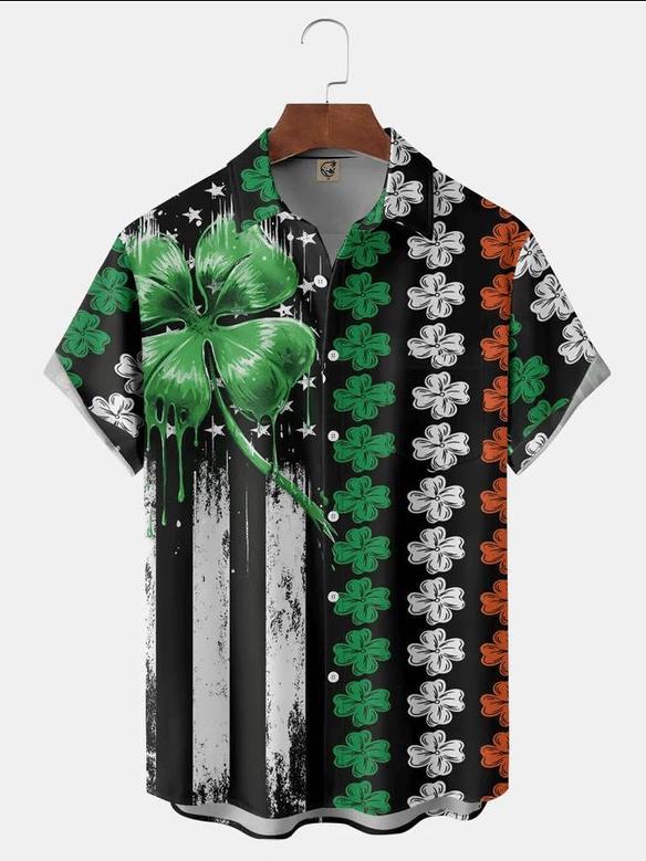 Irish Leprechaun Patrick's Day Shirt For Men And Women Unisex Hawaiian Shirt Aloha Shirt