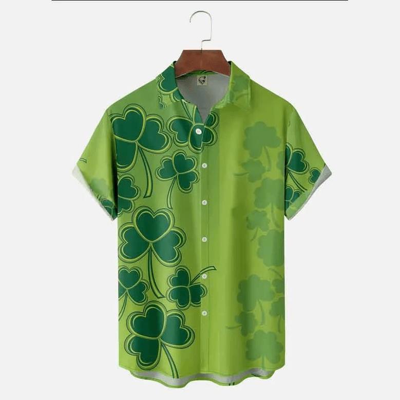 Irish Leprechaun Patrick's Day Shirt For Men And Women Unisex Hawaiian Shirt Aloha Shirt