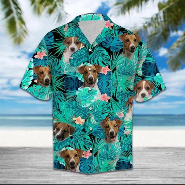 Jack Russell Into Tropical Jungle Hawaiian Shirt Summer Gifts