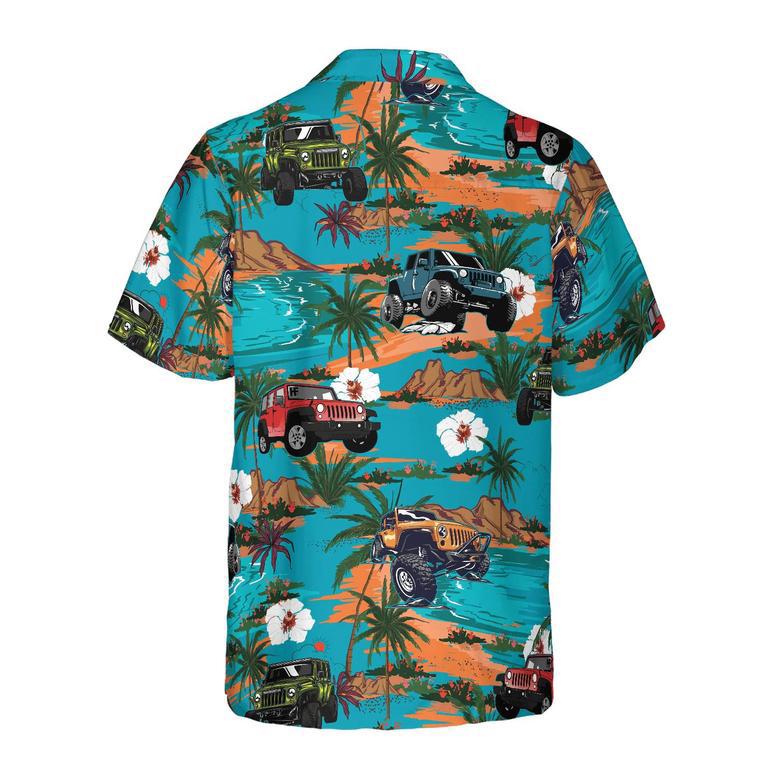 Jee Car Retro Summer Hawaiian Shirt, Jee Shirt For Men Summer Gifts