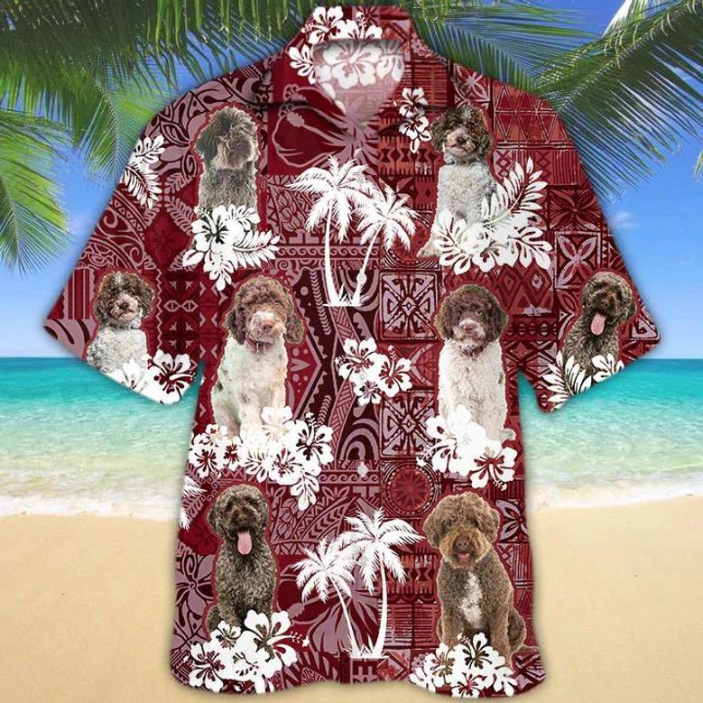 Lagotto Romagnolo Hawaiian Shirt, Gift For Dog Lover Shirts, Lagotto Romagnolo Beach Shirt, Men's Hawaiian Shirt Summer Gifts