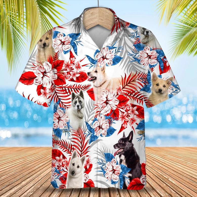 Norwegian Buhund Hawaiian Shirt - Summer Aloha Shirt, Hawaiian Shirt For Men And Women Summer Gifts