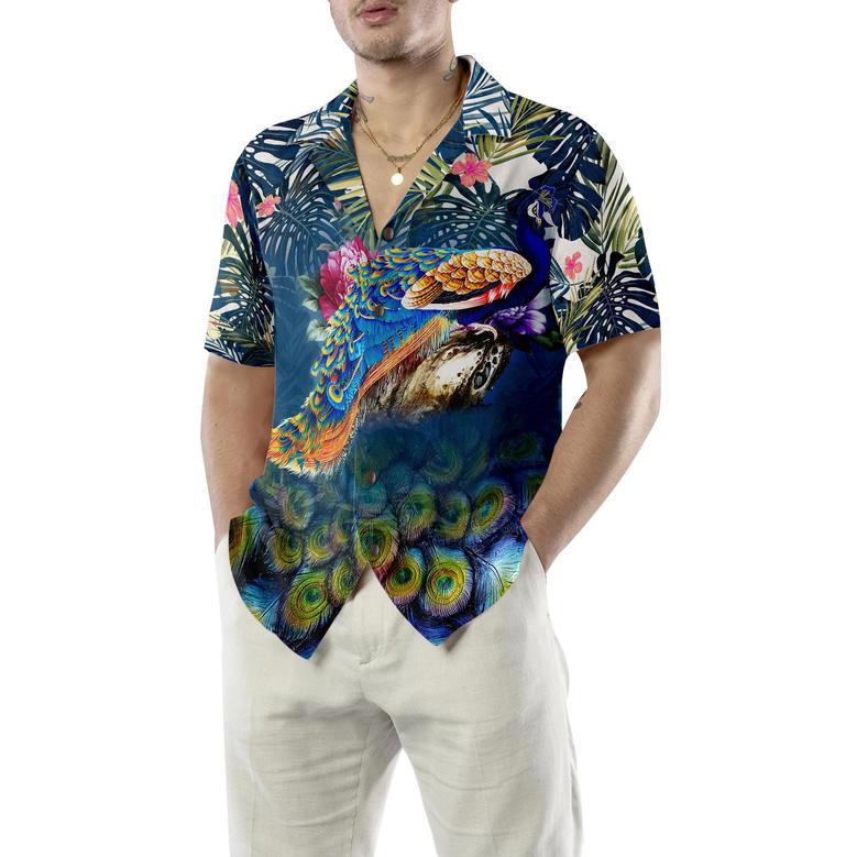 Peacock Hawaiian Shirt For Men And Women Summer Gifts