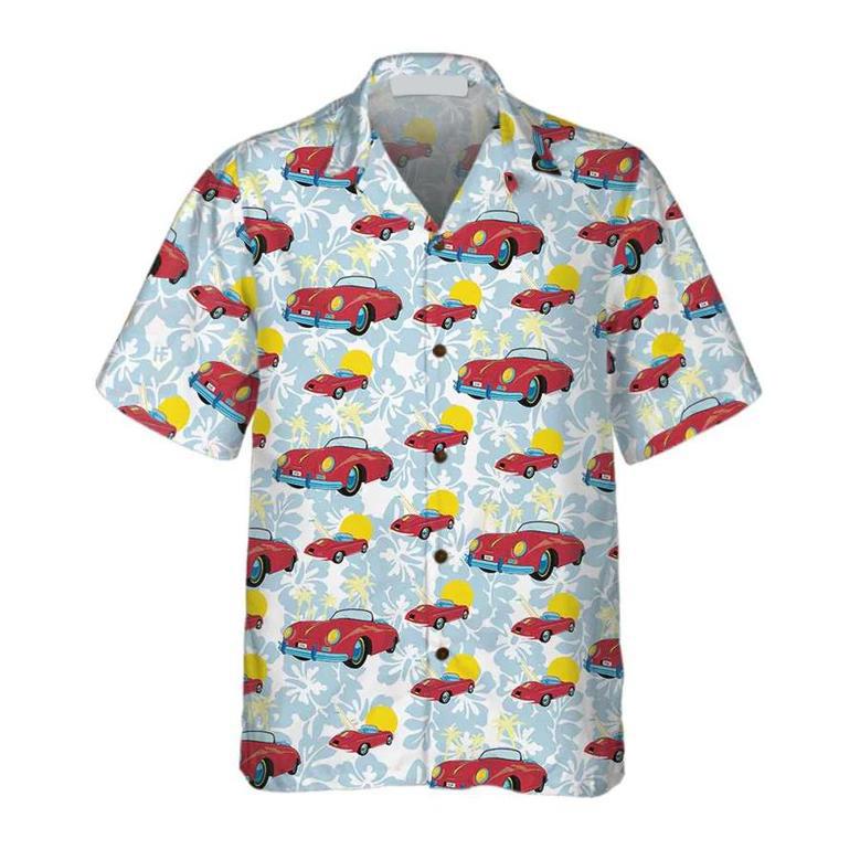 Porsche 356 Tropical Floral For Men And Women Unisex Hawaiian Shirt Aloha Shirt