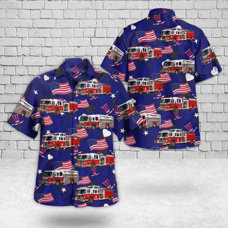 Rochelle Park, New Jersey, Rochelle Park Fire Department, Of July Unisex Hawaiian Shirt Aloha Shirt