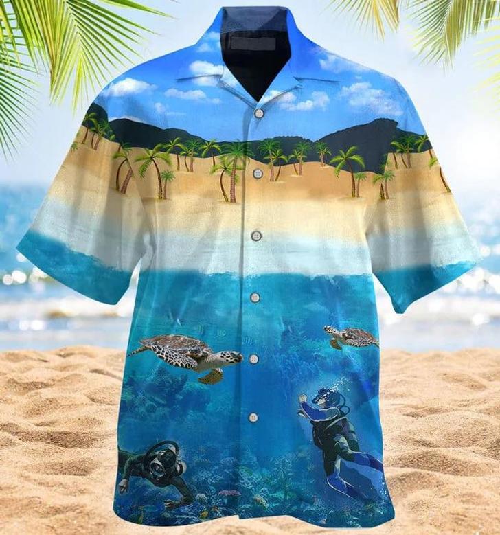 Scuba , Scuba Lover Gifts, Perfect Gift Ideas For Scuba Lover Unisex Hawaiian Shirt Aloha Shirt