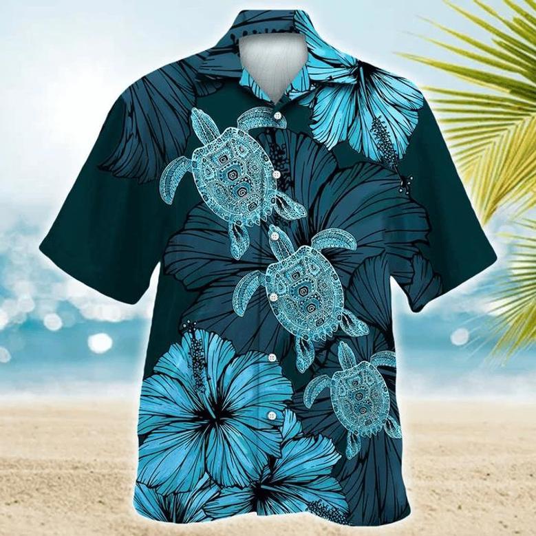 Sea Turtles , Summer Beach Shirt, Nature Lover Gift, Activist Aloha, Sea Turtles Summer Unisex Hawaiian Shirt Aloha Shirt