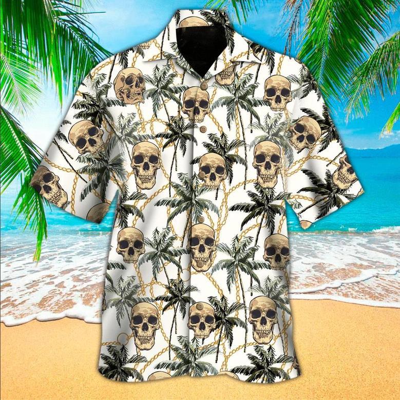 Skull Aloha Hawaii Shirt, Perfect For Skull Lover Unisex Hawaiian Shirt Aloha Shirt