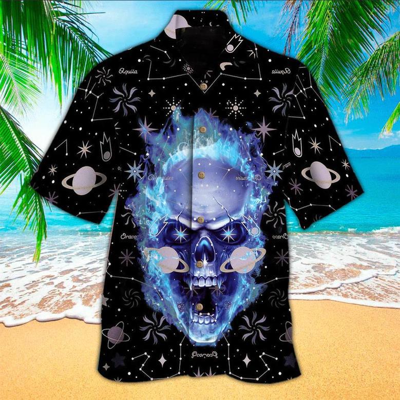 Skull Aloha Hawaii Shirt, Perfect For Skull Lover Unisex Hawaiian Shirt Aloha Shirt