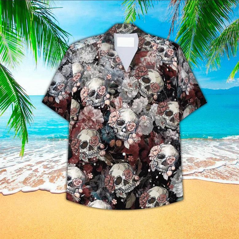 Skull Aloha Hawaii Shirt, Perfect For Skull Lover Unisex Hawaiian Shirt Aloha Shirt