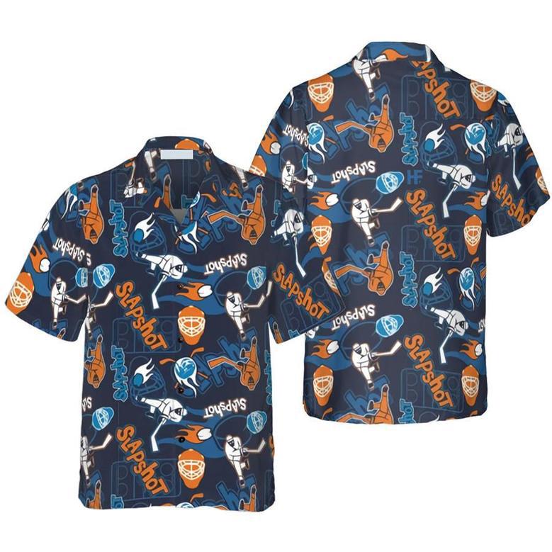 Slapshot Hockey Hawaiian Shirt For Men And Women Summer Gifts