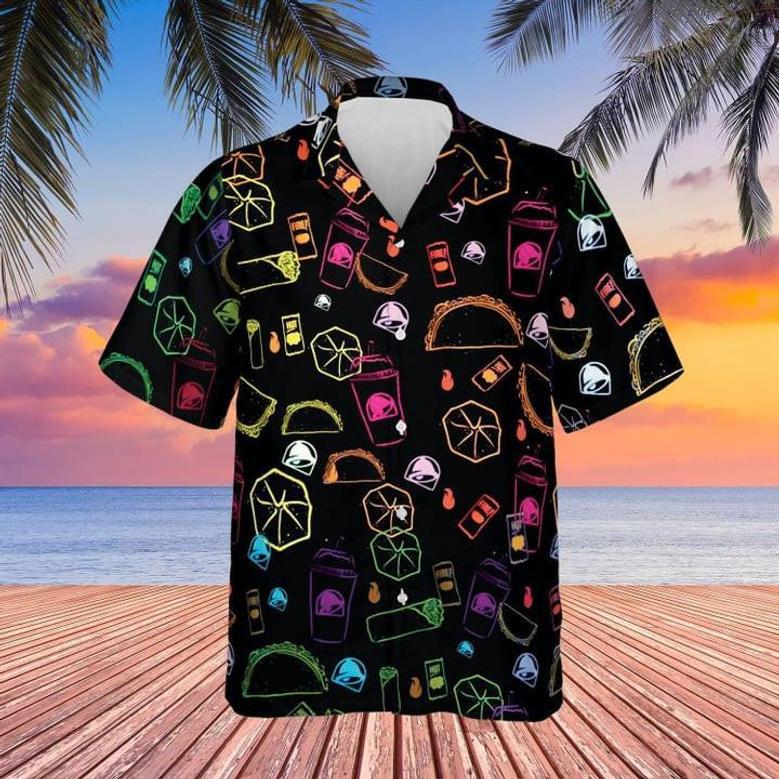 Taco Bell Cool Summer Shirts For Guys Taco Lover Gifts Unisex Hawaiian Shirt Aloha Shirt