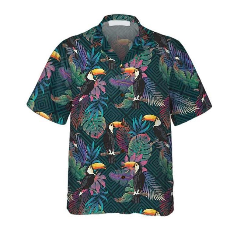 Toucan Tropical Beach Hawaiian Shirt, Funny Toucan Shirt For Men & Women Summer Gifts