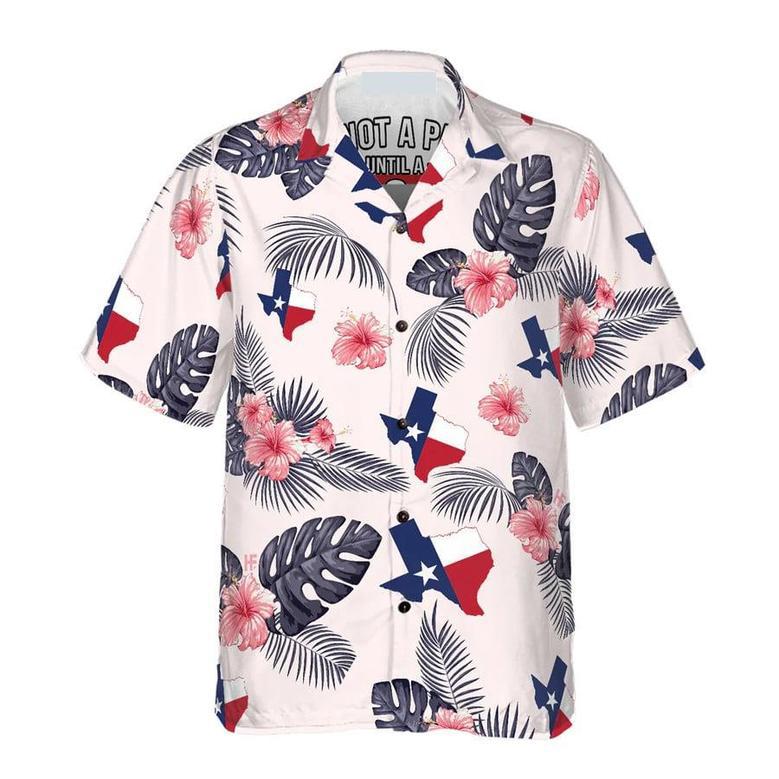 Tropical Texas Hawaiian Shirt, It's Not A Party Until A Texas Girl Walks In Shirt, Proud Texas Shirt For Men Summer Gifts