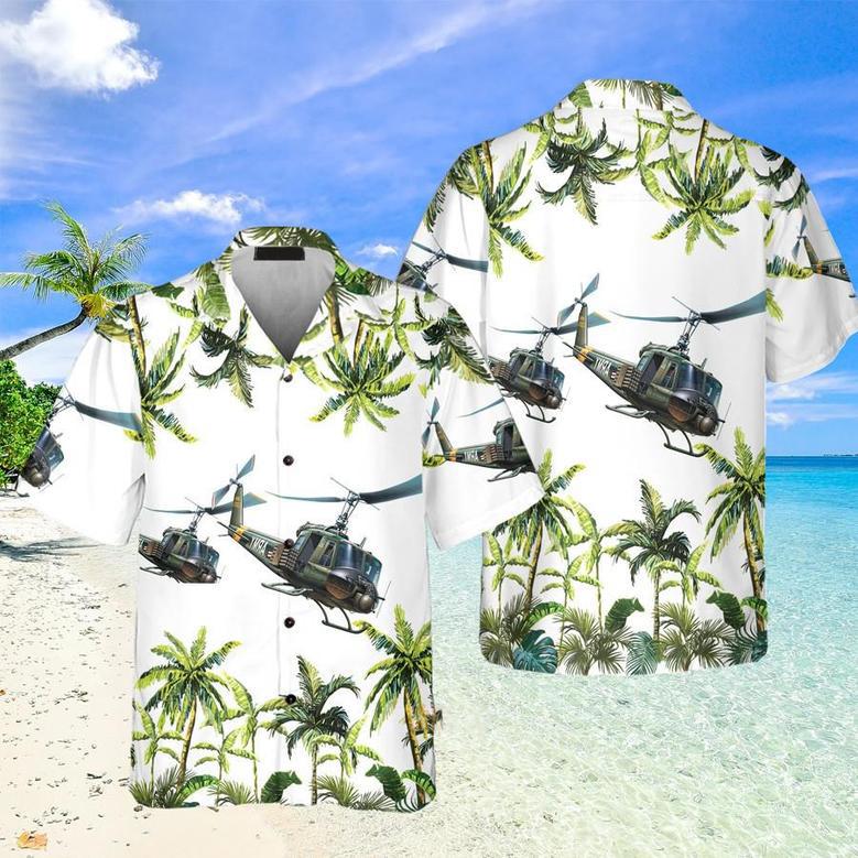 United States Army Helicopter Hawaiian Shirt, Helicopter Shirt For Men And For Women Summer Gifts