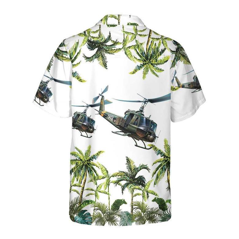 United States Army Helicopter Hawaiian Shirt, Helicopter Shirt For Men, Cool Helicopter Gift Summer Gifts